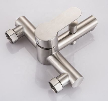 شیر آب حمام استیل ضد زنگ ISO9000 Fine Touch Silver Silver