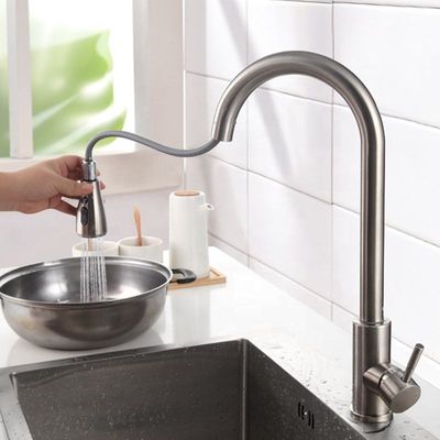 طراحی سطحی ضد زنگ شیر آب آشپزخانه سالم بهداشتی