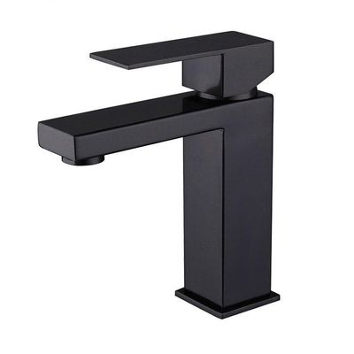 ODM OEM Brushed Black Hot and Cold Basin Mixer Safe Lead